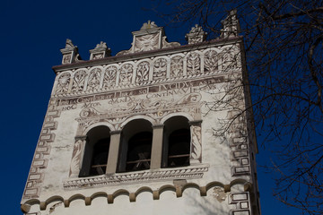 Renaissance belfry tower in Kiezmark.