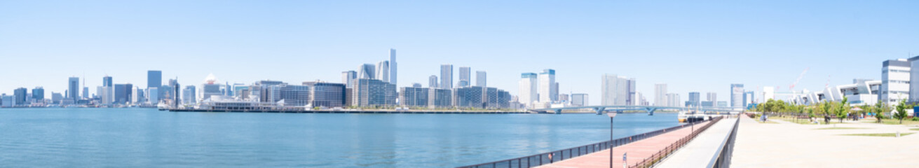 晴海埠頭（東京オリンピック選手村） from 豊洲 2020/05