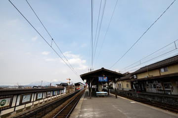 Fototapeta na wymiar 日本の田舎の駅