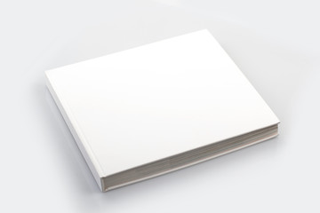 white book on a white background