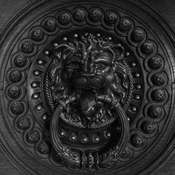 Close-up Of Ornate Door Knob