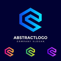 Premium Vector color variations C Logo design for luxury company branding Elegant identity design.