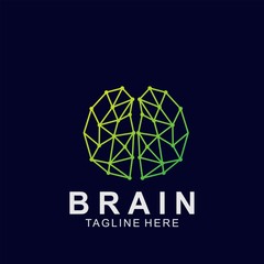 Brain logo creative design