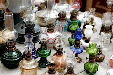 Flea market in Moscow, Russia