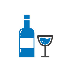 wine flat icon