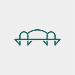 Bridge logo design with premium concept