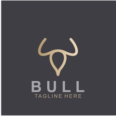 Premium bull logo design