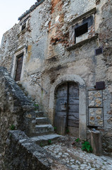 Fototapeta na wymiar a medieval village in Italy