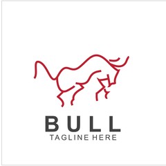 Premium bull logo design