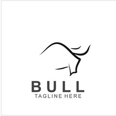 Premium bull logo design