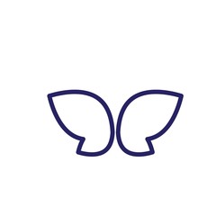 Butterfly Logo Design with modern concept