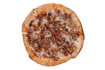 Bulgogi Pizza, top view