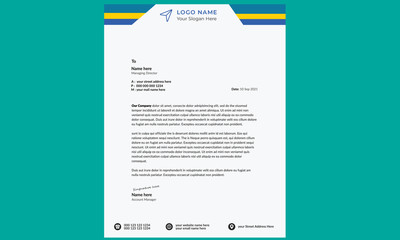 Professional Business Letterhead Template