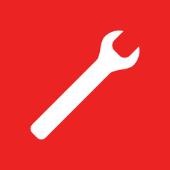 Schraubenschlüssel und Hintergrund