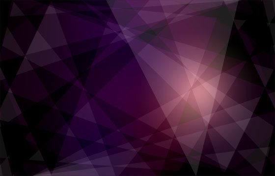 Crystal purple dark geometric background. Abstract glass texture.