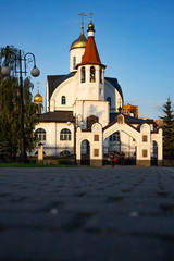 Russia, Moscow region city of Reutov. Church of the Kazan Icon of the Mother of God.