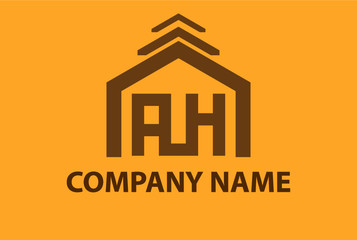 Beautiful house logo and vector design. 