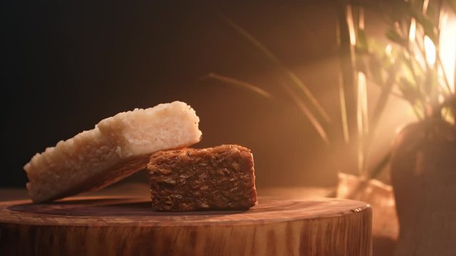 A traditional Brazilian sweet called cocada