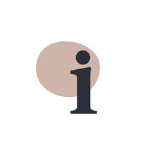 Fototapeta premium Information - Icon