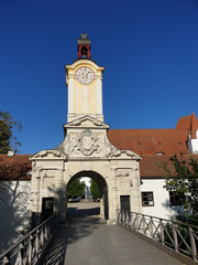 Naklejka premium Eingang Neues Schloss in Ingolstadt, Bayern
