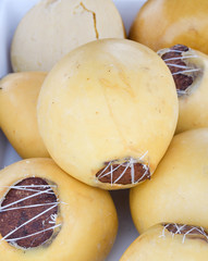Branza de burduf, traditional sheep's milk cheese from south of Transilvania, Romanian cheese