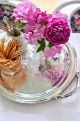 still life with flowers