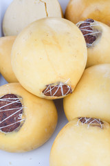 Branza de burduf, traditional sheep's milk cheese from south of Transilvania, Romanian cheese