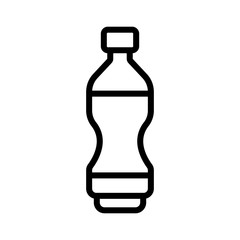 bottle of sunflower oil icon vector. bottle of sunflower oil sign. isolated contour symbol illustration