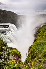 Fototapeta premium Gullfoss waterfall in Iceland along the golden circle
