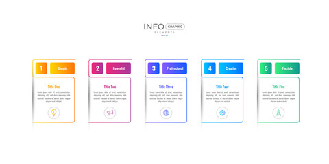 Modern Business Infographic elements. Timeline infographic template design. Minimal Infographics for business concepts. Can be used for infographics, flow charts, presentations, web sites, banners.
