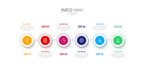 Fototapeta na wymiar Modern Business Infographic elements. Timeline infographic template design. Minimal Infographics for business concepts. Can be used for infographics, flow charts, presentations, web sites, banners.