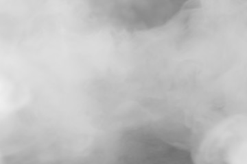 Abstarct smoke texture. Black and white smoking background. 