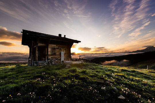 H&uuml;tte bei Obermutten