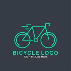 Bicycle logo design template