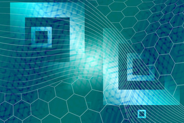 Obraz premium abstract, blue, wallpaper, design, pattern, light, illustration, texture, graphic, art, wave, line, color, backgrounds, backdrop, curve, technology, green, business, motion, digital, bright, shape