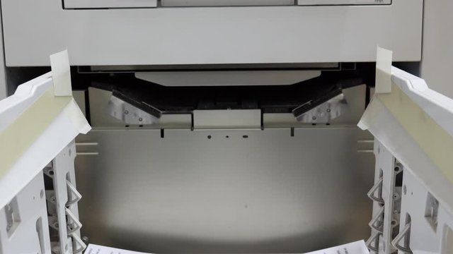the copier prints copies of documents at high speed