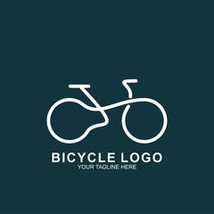 Fototapeta premium Bicycle logo design template