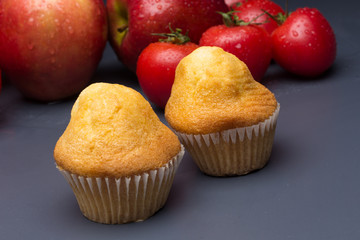 Red fruits, healthy fruits and with antioxidants