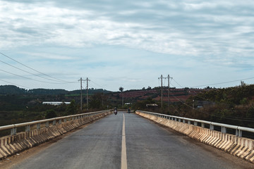 railway bridge over the river