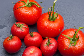 Red fruits, healthy fruits and with antioxidants