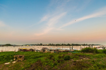 Tropical landscape of Chau Doc
