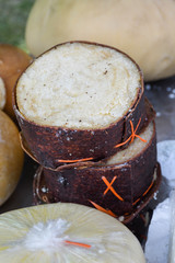 Branza de burduf, traditional sheep's milk cheese from south of Transilvania, Romanian cheese