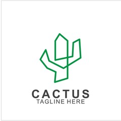 Cactus logo with creative concept