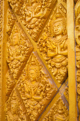 Fototapeta na wymiar Beautiful khmer temple in Mekong Delta