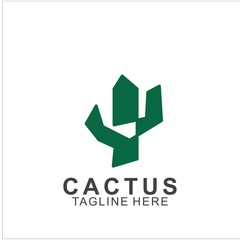 Cactus logo with creative concept