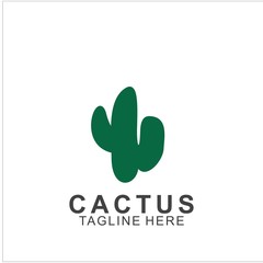 Cactus logo with creative concept