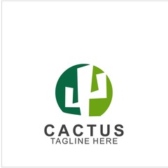 Cactus logo with creative concept
