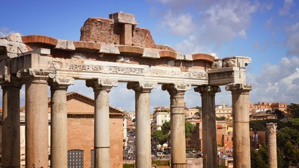 Roman Forum. Italian landmarks.