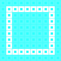 Illustration with repetitive geometric shapes covering the background. Drawing with colored pattern that can be used as a web pattern, wallpaper, digital graphics, gifts and artistic decorations.