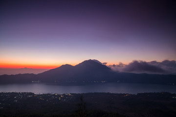 Sunrise in Mount Batur, Bali